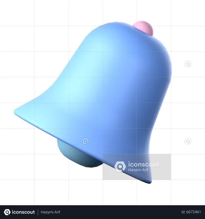 Notification Bell  3D Icon