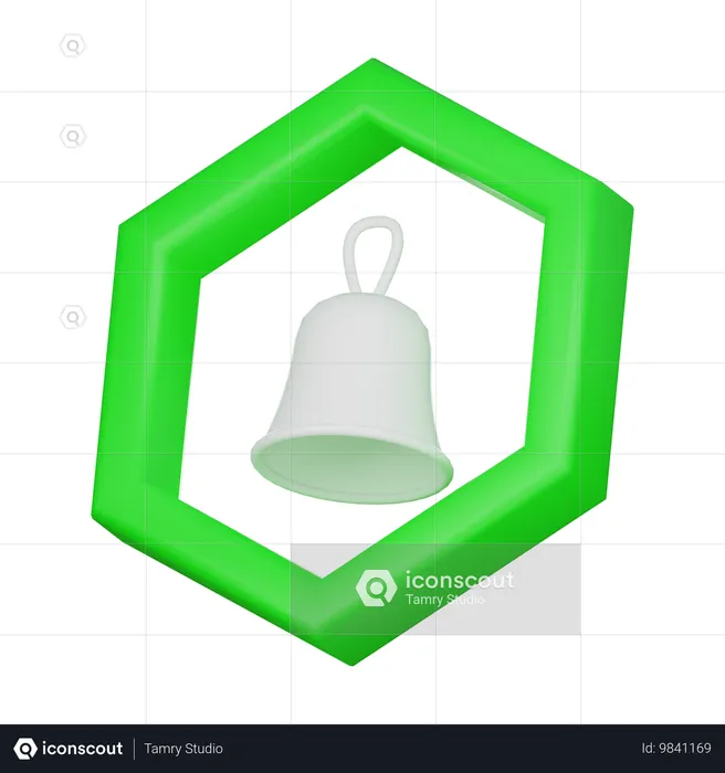 Notification Bell  3D Icon