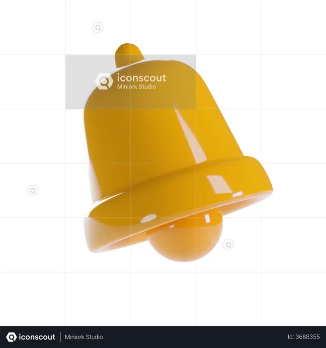 Notification Bell  3D Illustration