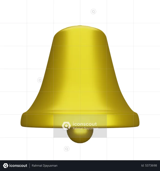 Cloche de notification  3D Icon