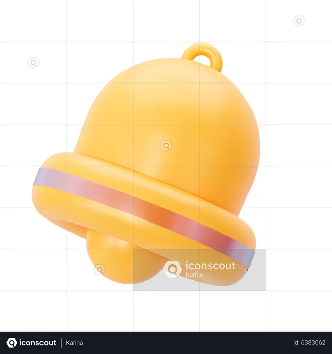 Cloche de notification  3D Icon