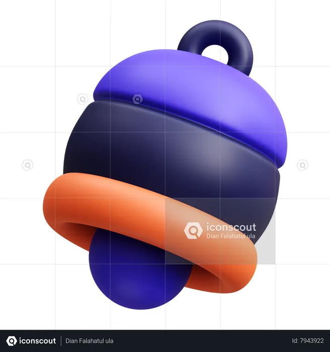 Cloche de notification  3D Icon