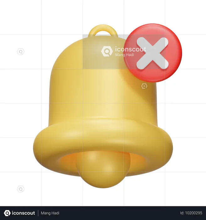 Notification Silent  3D Icon