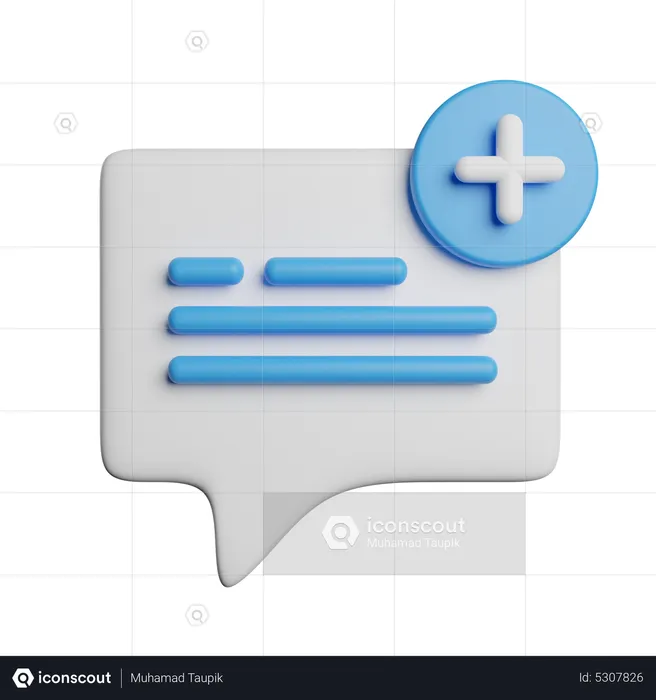 Nouveau message  3D Icon