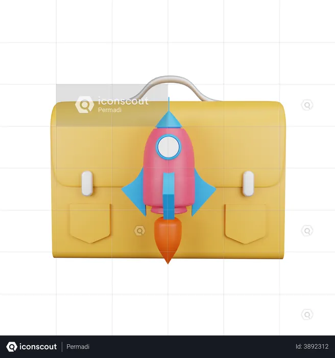 Démarrage d'une nouvelle entreprise  3D Icon