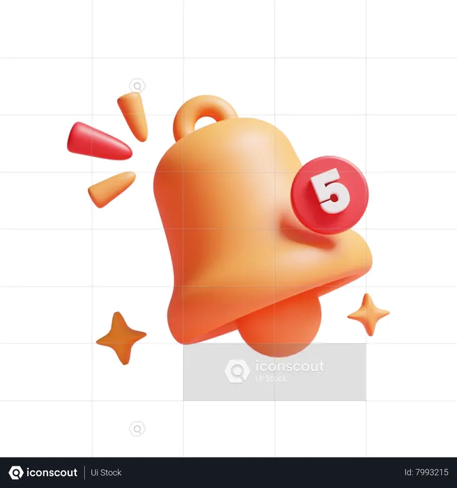 Nova notificação  3D Icon