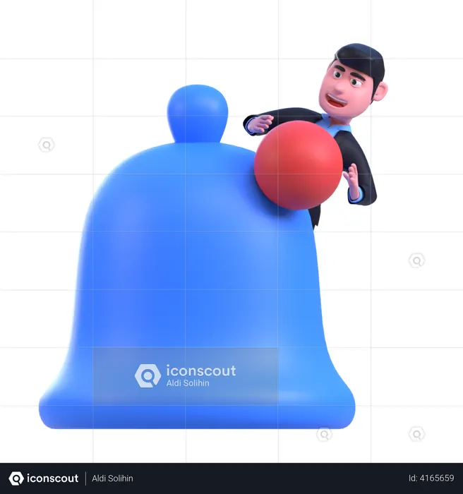 Novas notificações  3D Icon