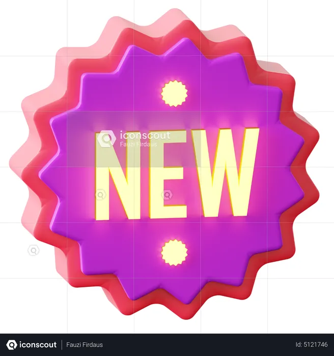 Novo adesivo  3D Icon