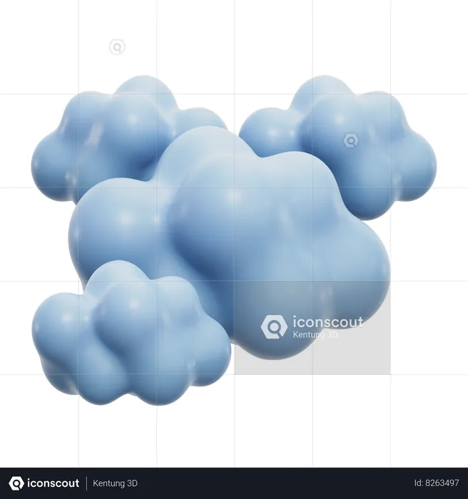 Nuage  3D Icon