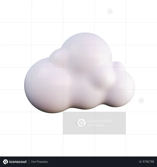 Nuage  3D Icon