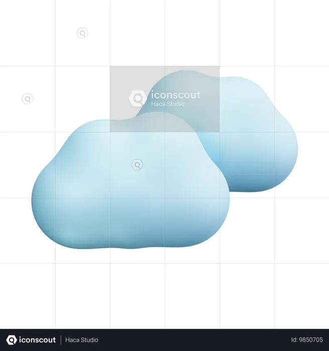 Nuage  3D Icon