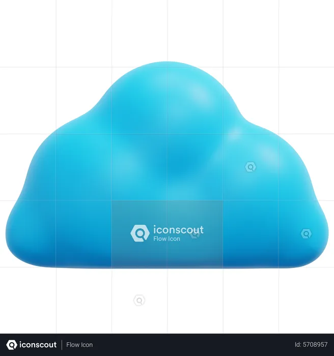 Nuage  3D Icon