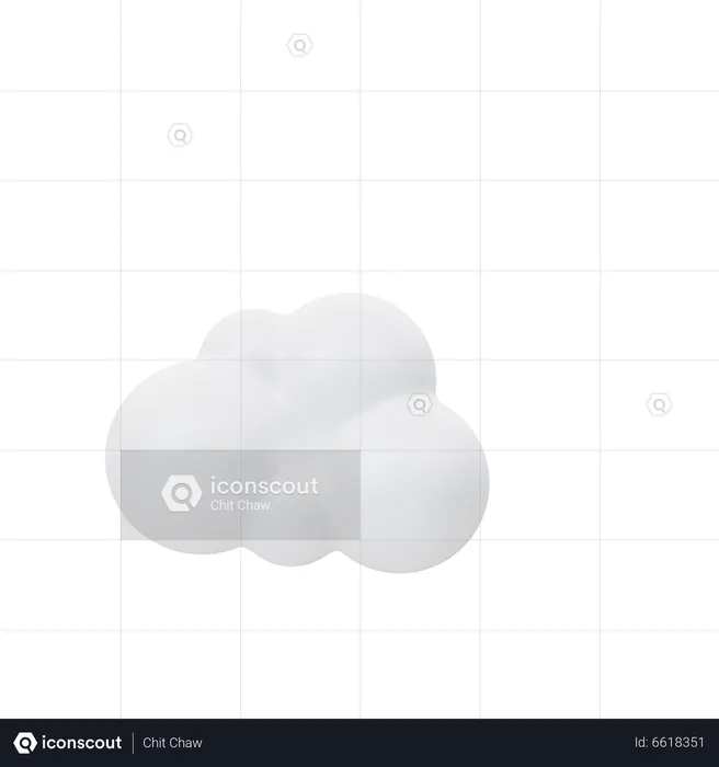 Nuage  3D Icon