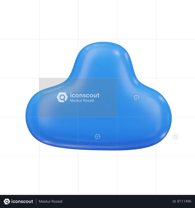 Des nuages  3D Icon