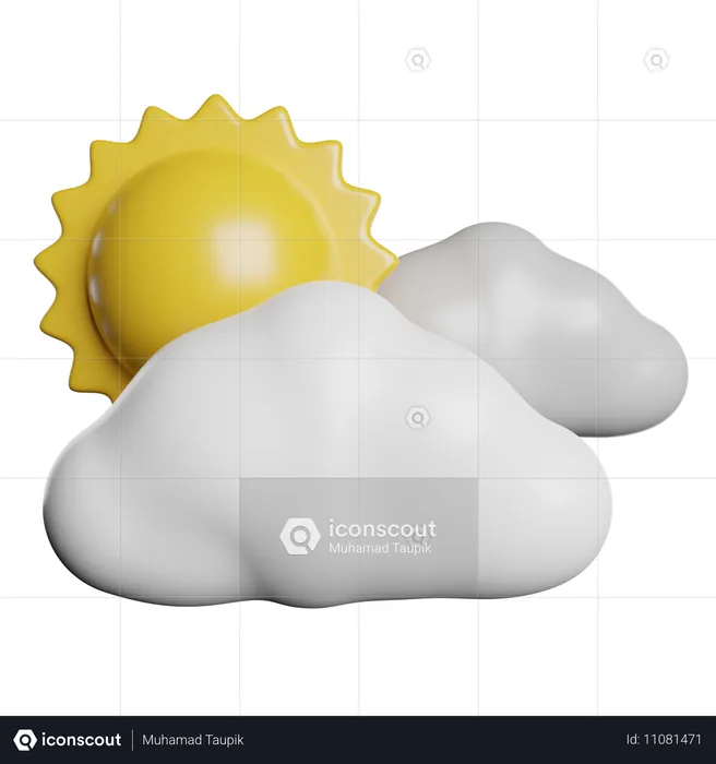 Des nuages  3D Icon