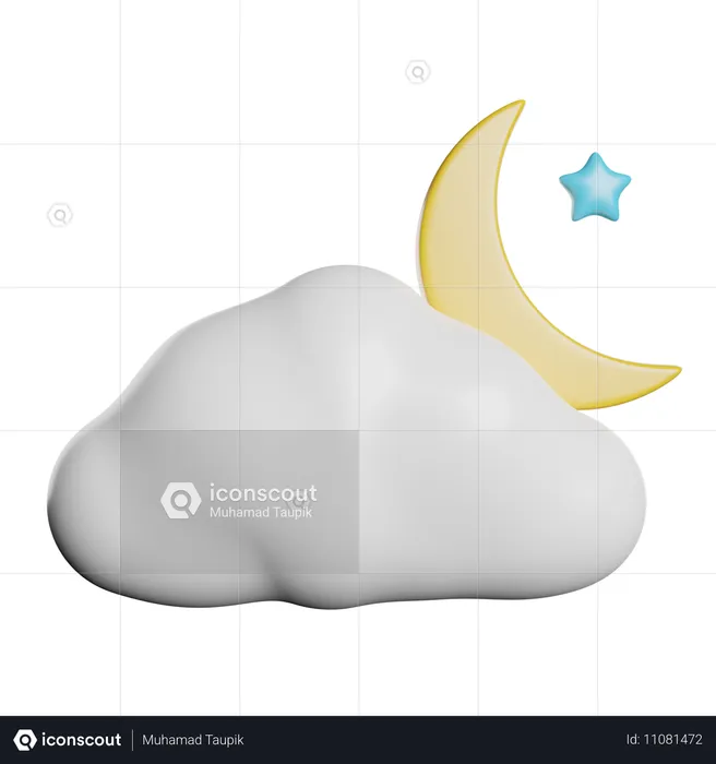 Des nuages  3D Icon