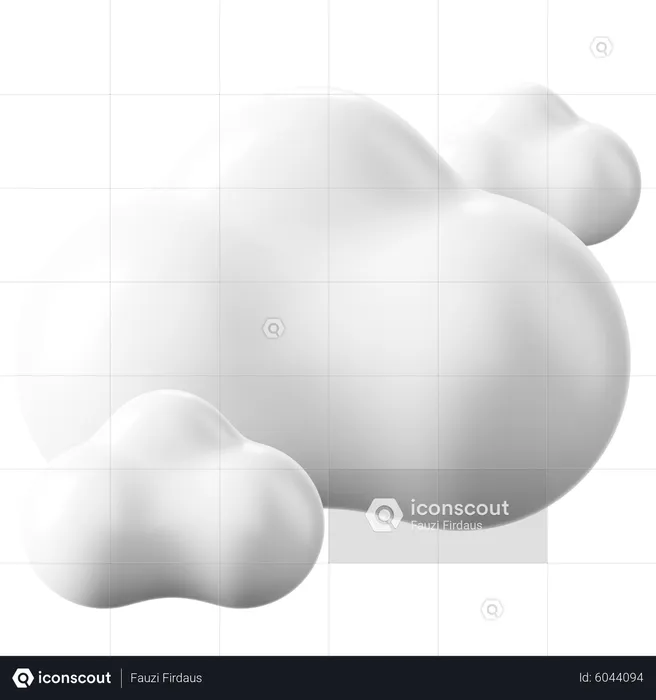 Des nuages  3D Icon