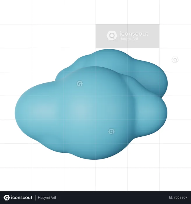 Des nuages  3D Icon