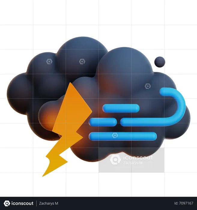 ORAGE DE VENT CLOIDU  3D Icon