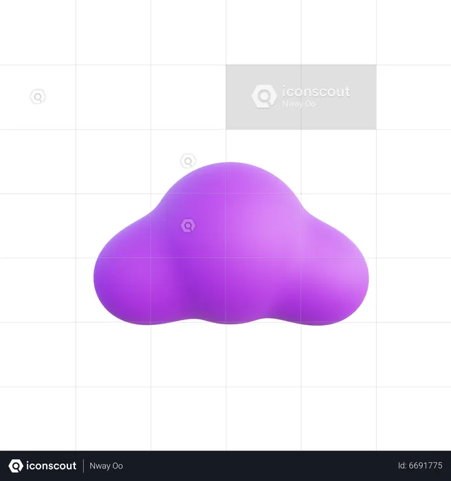 Nube  3D Icon