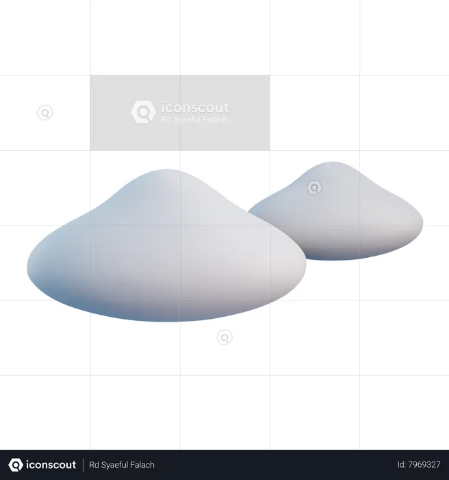 Nube  3D Icon