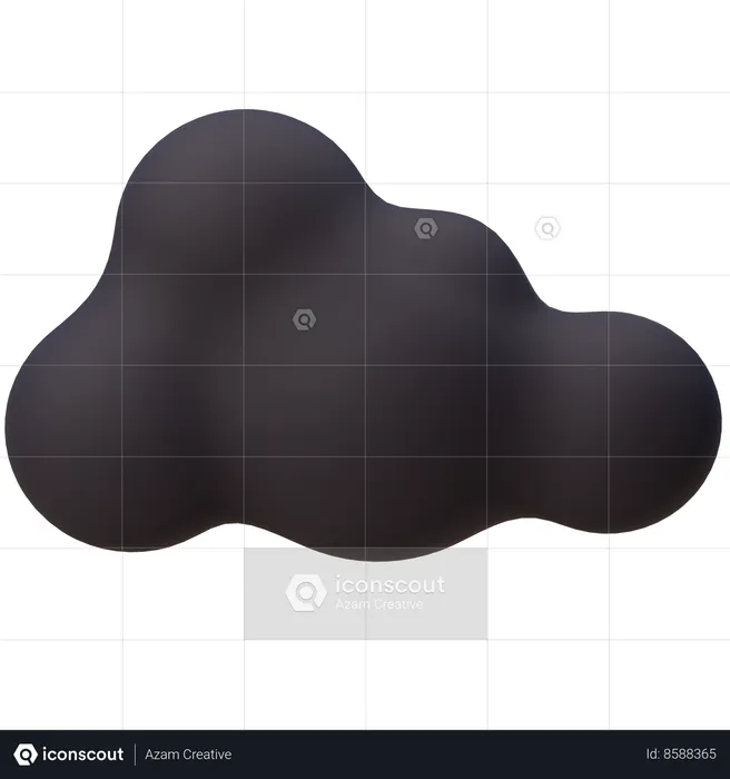 Nubes nocturnas  3D Icon