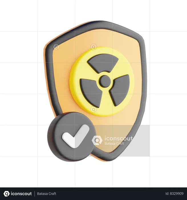Nucléaire  3D Icon