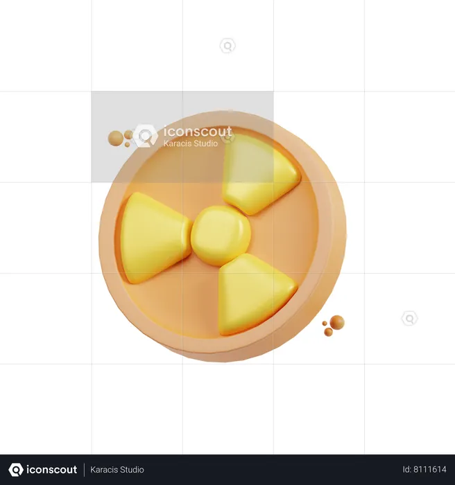 Nucléaire  3D Icon