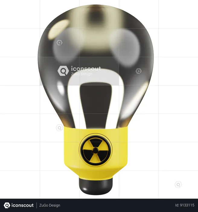 Nuclear Electrick  3D Icon