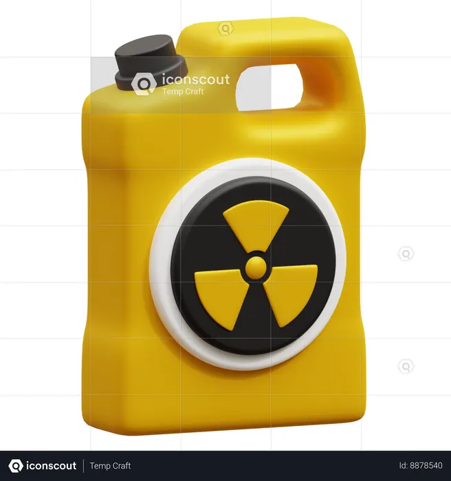 Nuclear Jerrycan  3D Icon