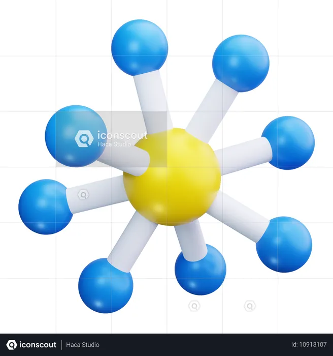 Nucleus  3D Icon