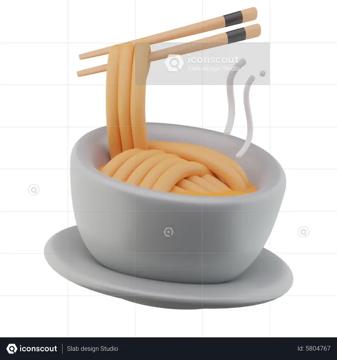 Nudelschüssel  3D Icon