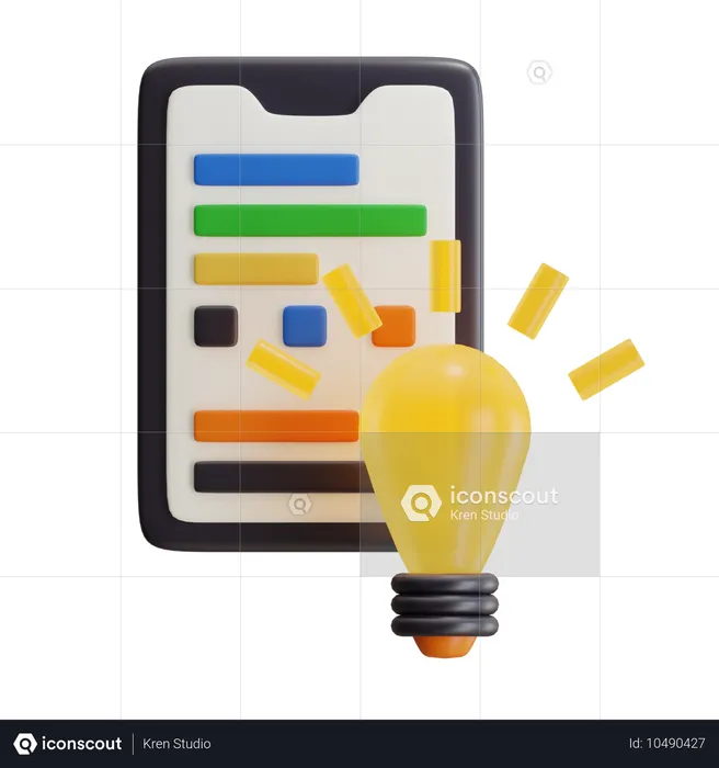 Idea Nueva  3D Icon