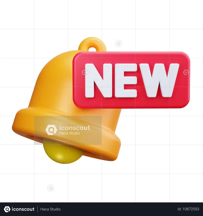 Nueva notificación  3D Icon