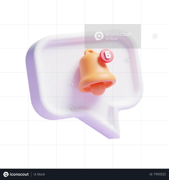 Nueva notificación  3D Icon