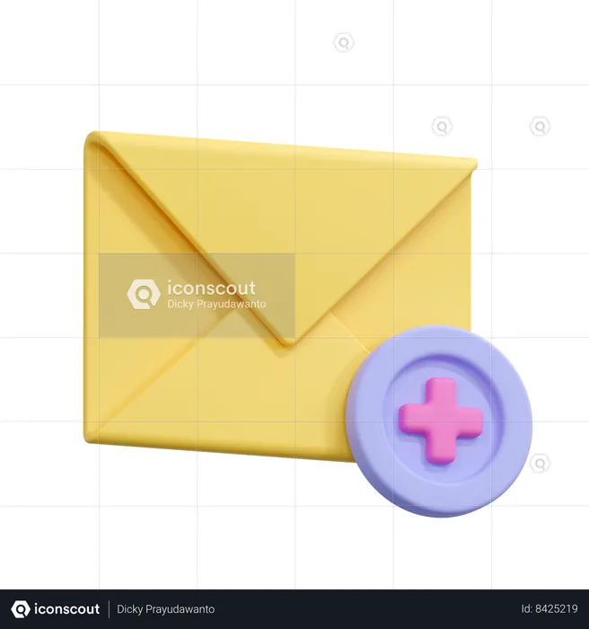 Nuevo correo  3D Icon