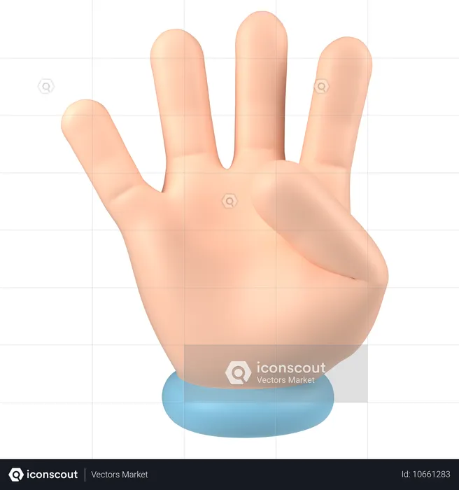 Number Counting  3D Icon