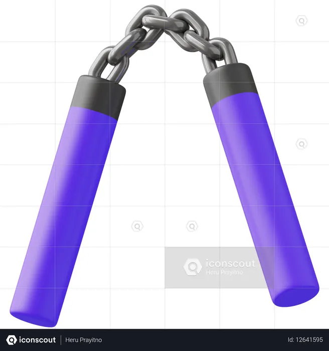 Nunchaku  3D Icon