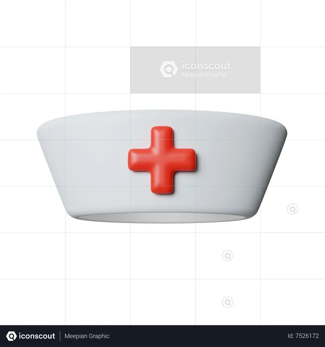 Nurse Hat  3D Icon