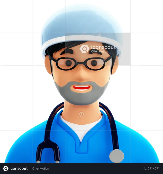 Nurse Male  3D Icon