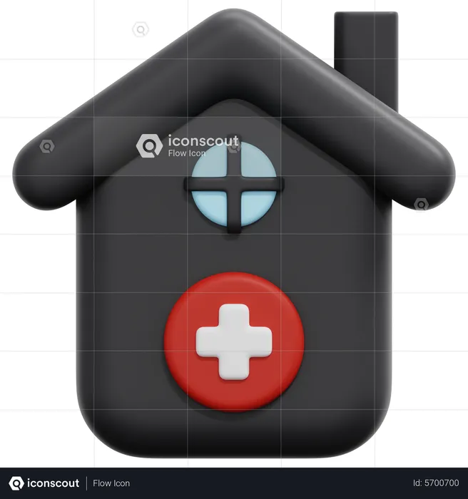 Nursing Home  3D Icon