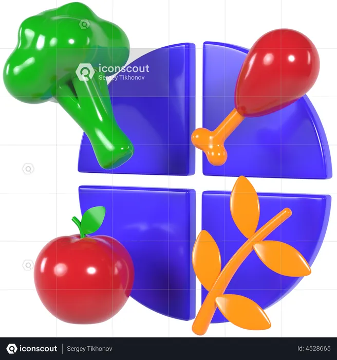 Nutrition  3D Illustration