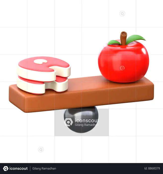 Nutrition Balancing  3D Icon