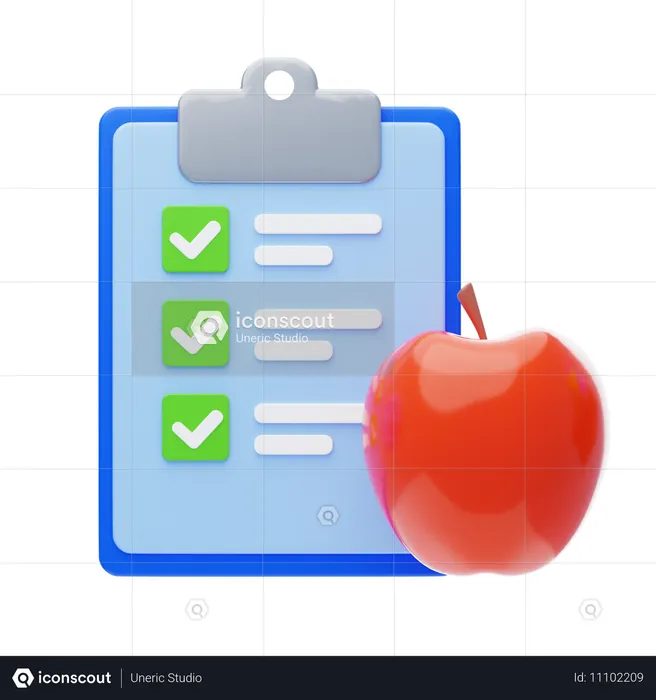 Nutritional diet  3D Icon