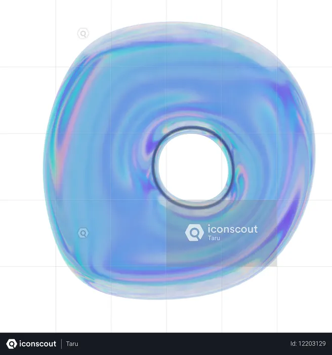 O Abstract Shape Emoji 3D Icon