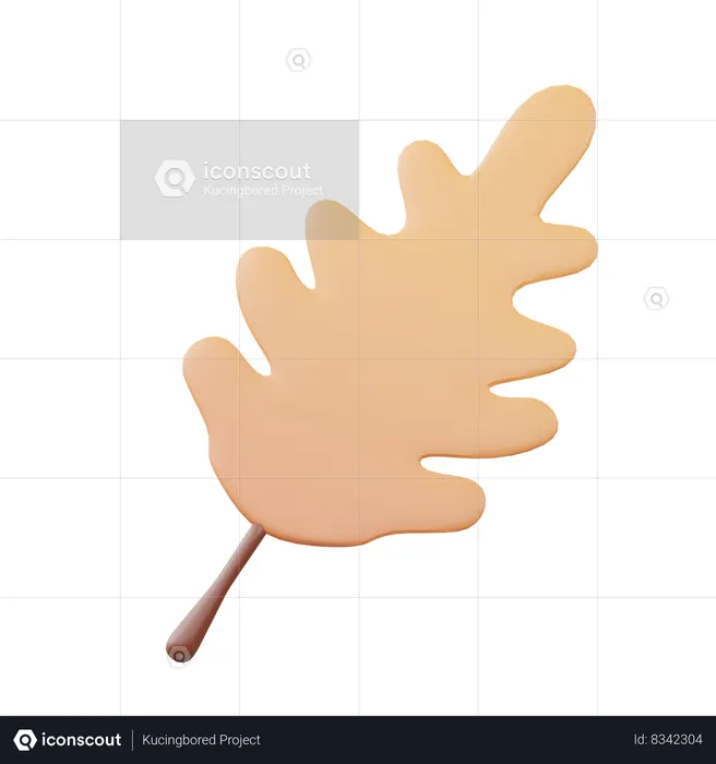 OAK LEAF  3D Icon