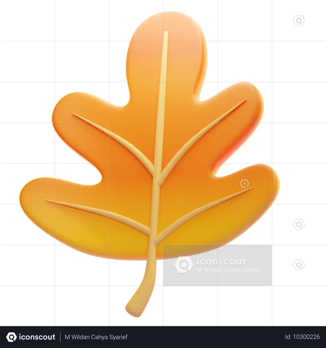 OAK LEAF  3D Icon