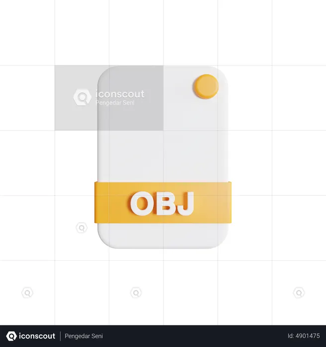Obj File  3D Icon