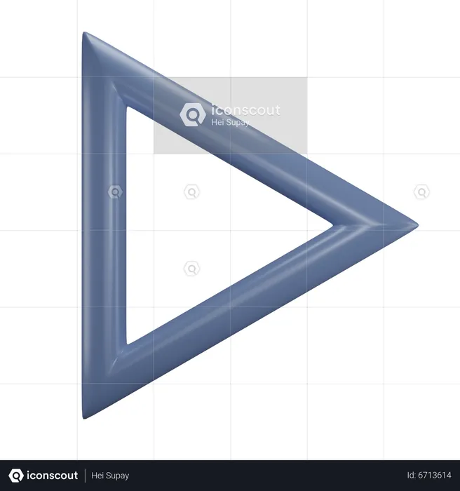 Objeto triangulo  3D Icon