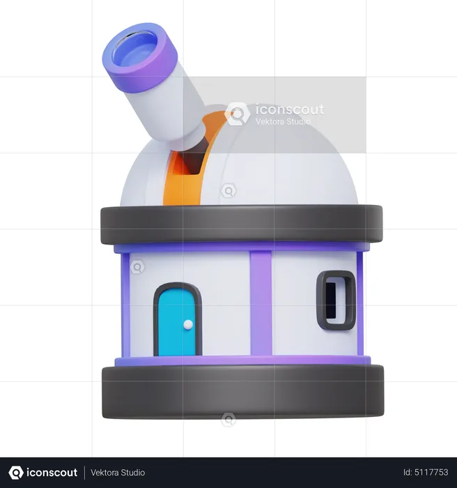 Observatories  3D Icon